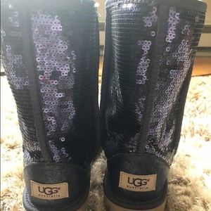 Purple Sequin UGGs